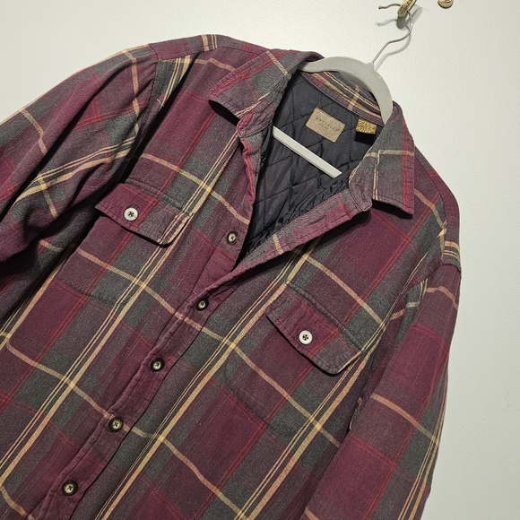 Plaid Button-Up Barn Coat - Picture 1 of 4